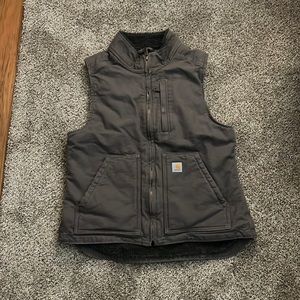 Small Carhartt Vest a grayish purple color
